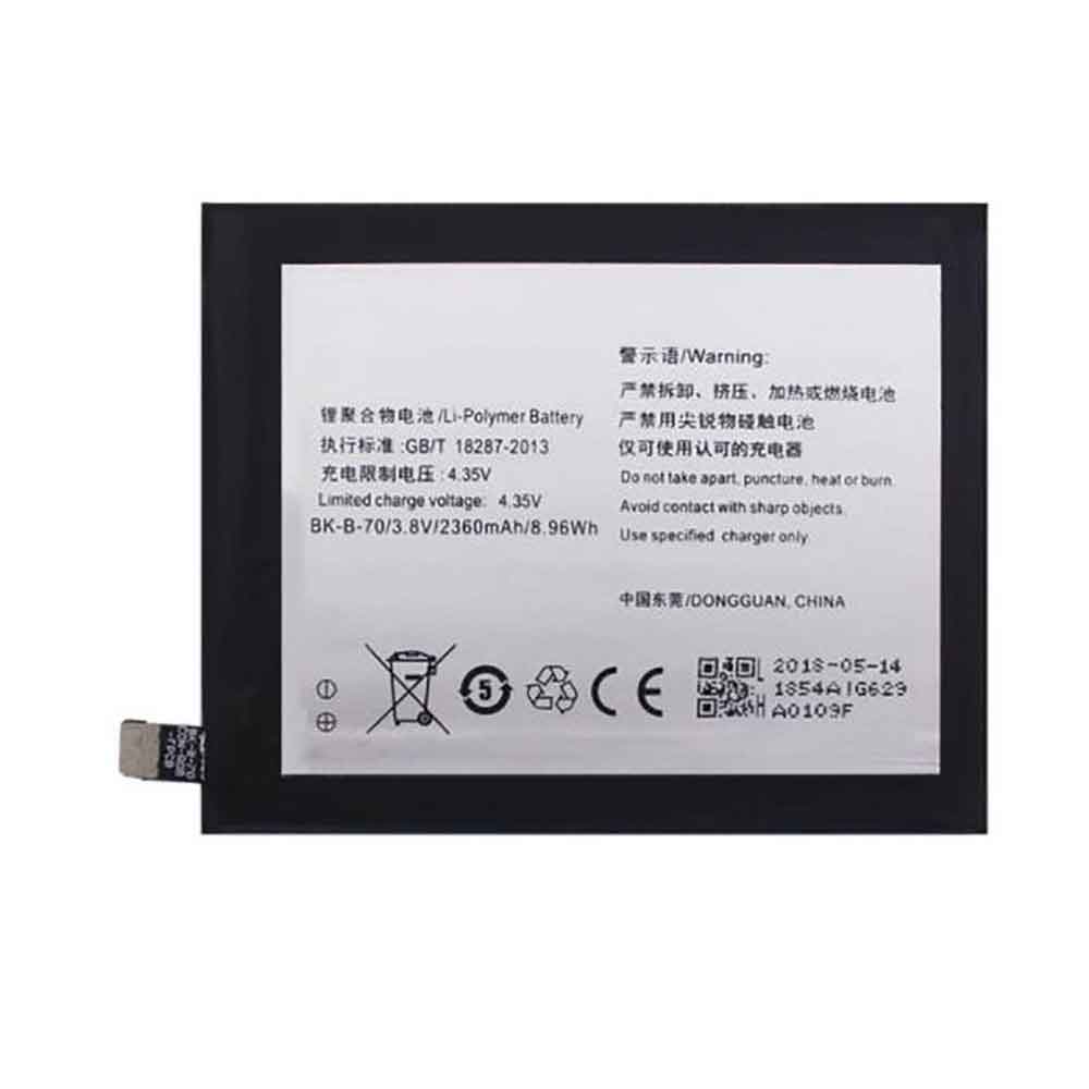 3.8V 4.35V 2360mAh 8.96WH BK-B-70 Smartphone Battery for Vivo X3L X3V X3F