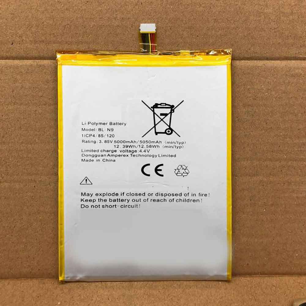 3.85V 4.4V 5000mAh/12.39WH BL-N9 Smartphone Battery for Tecno BL-N9