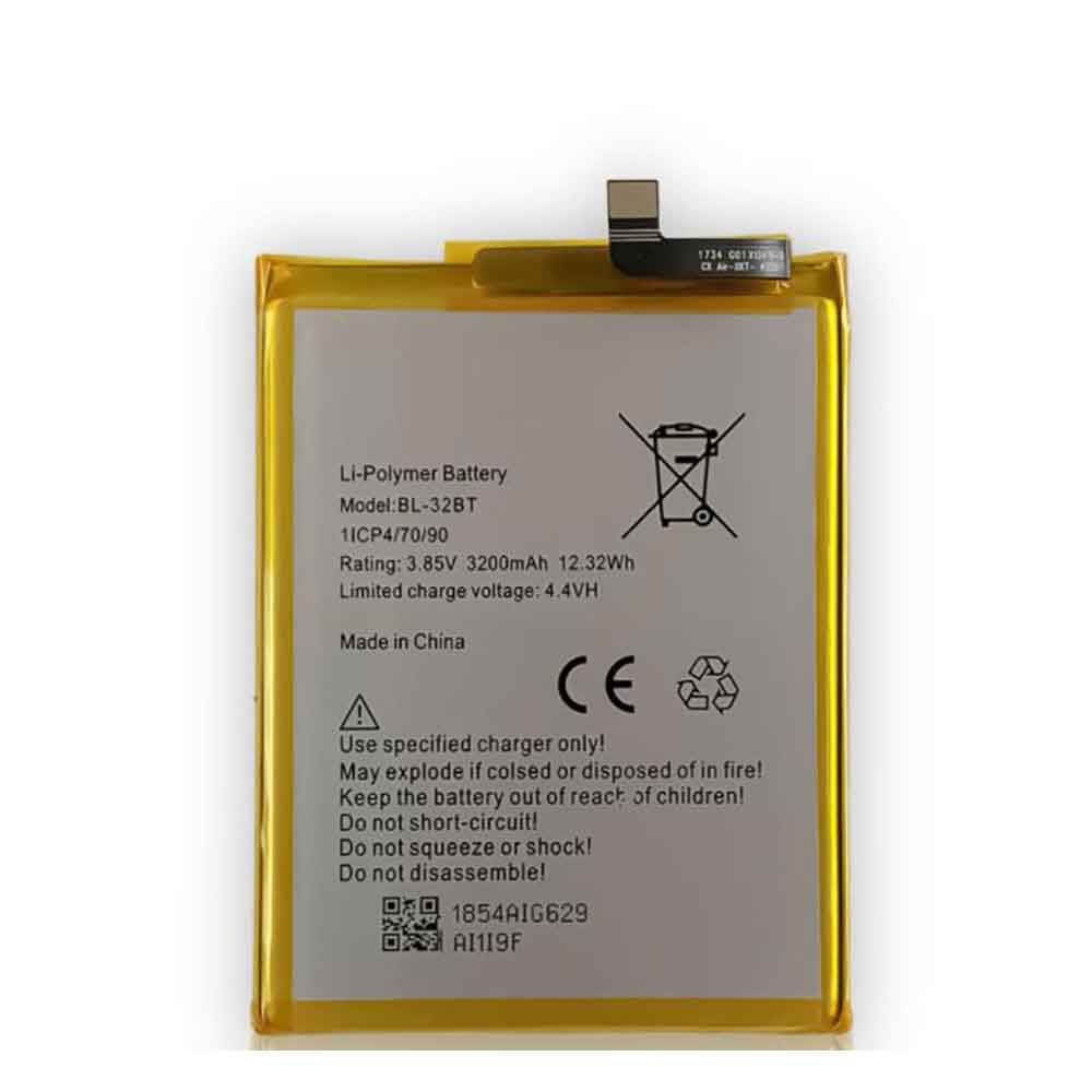 3.85V 4.4V 3200mAh/12.32WH BL-32BT Smartphone Battery for Tecno CX Air