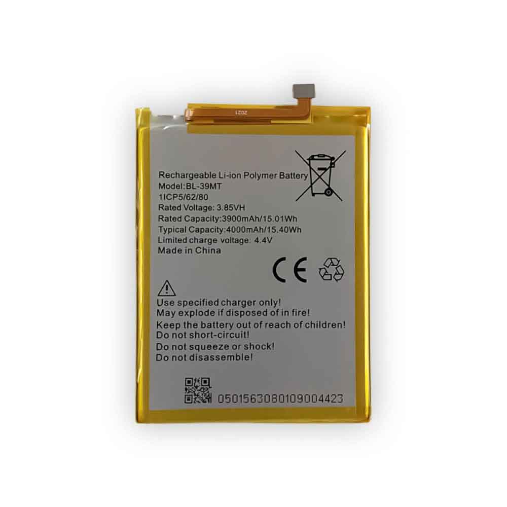 3.85V 4.4V 4000mAh/15.40WH BL-39MT Smartphone Battery for Tecno CD8 1629