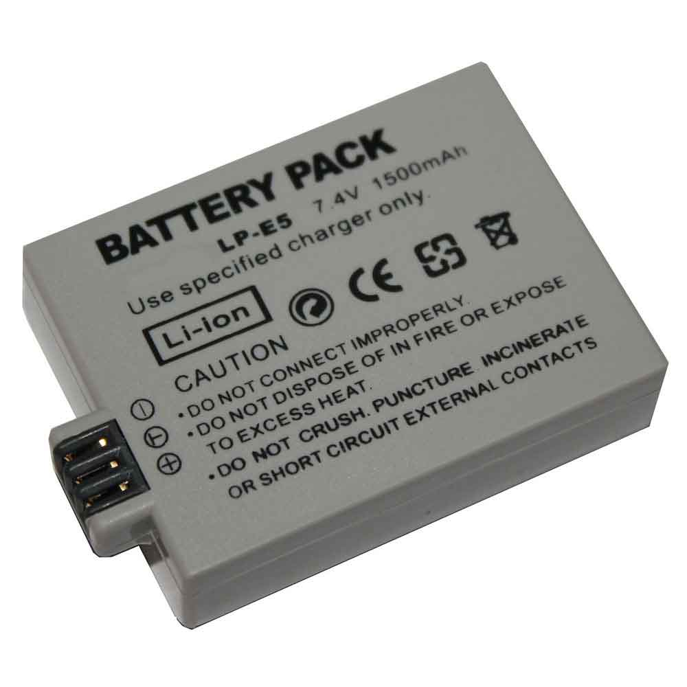 7.4V 1500mAh LP-E5 Camera Battery for Canon EOS 450D 500D 1000D KISSX2 KISSX3