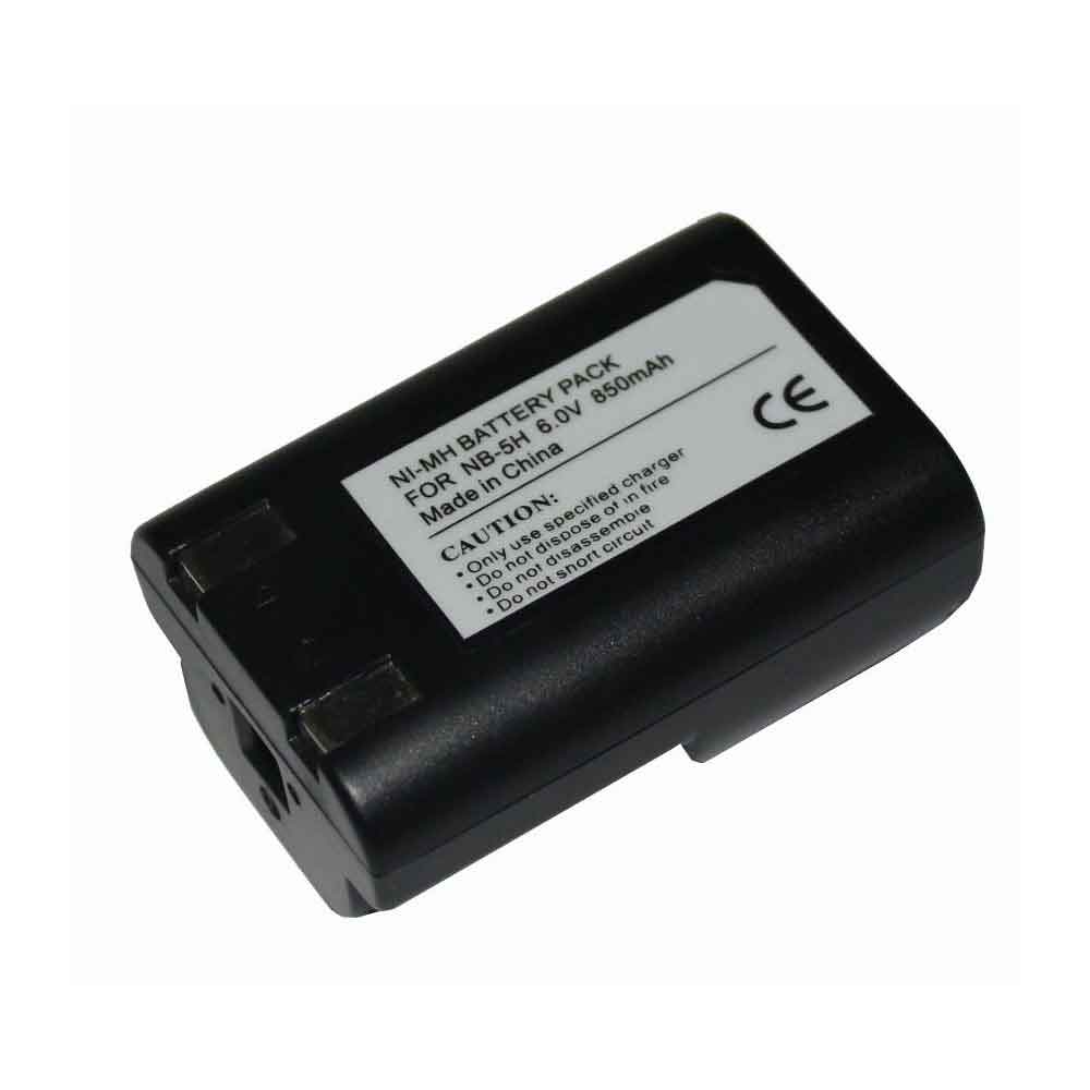 6.0V 850mAh NB-5H Camera Battery for Canon Powershot A5 Zoom/A50/S10/S20