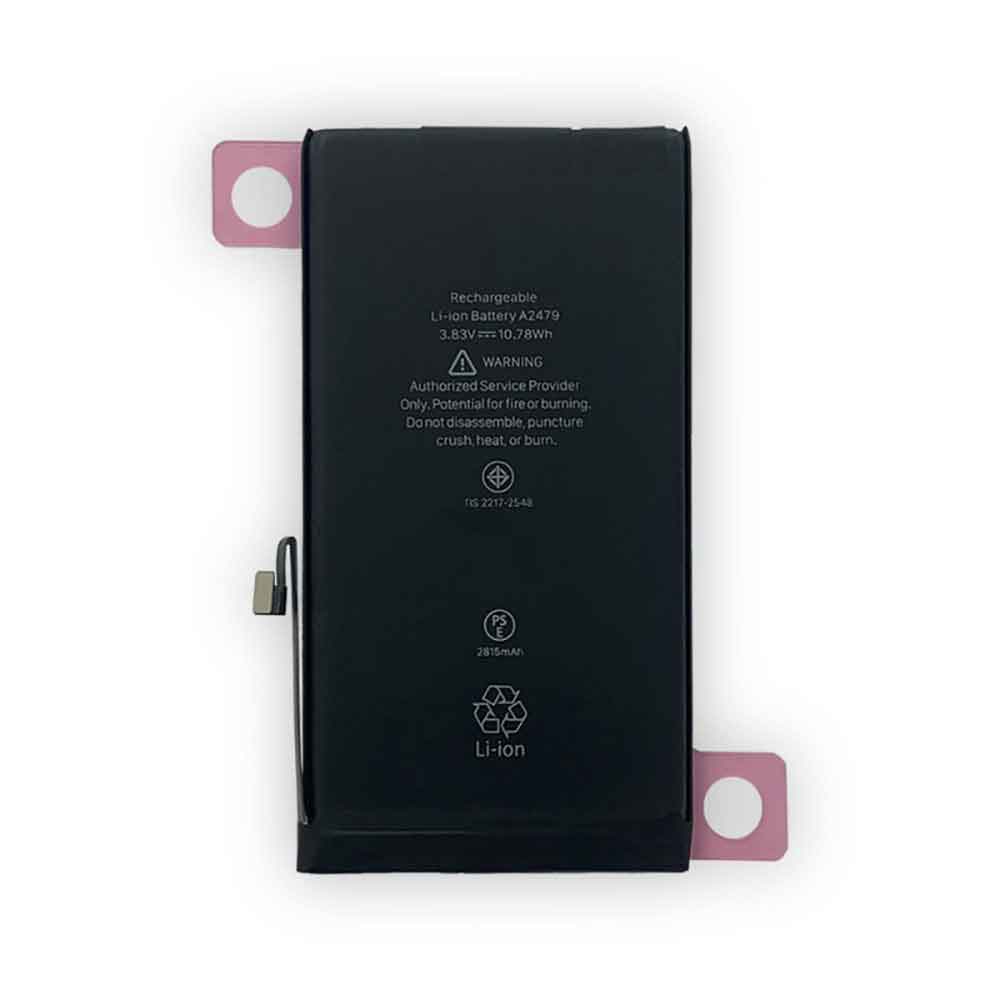 3.83V 4.45V 2815mAh 10.78WH A2479 Smartphone Battery for Apple iPhone 12 Pro