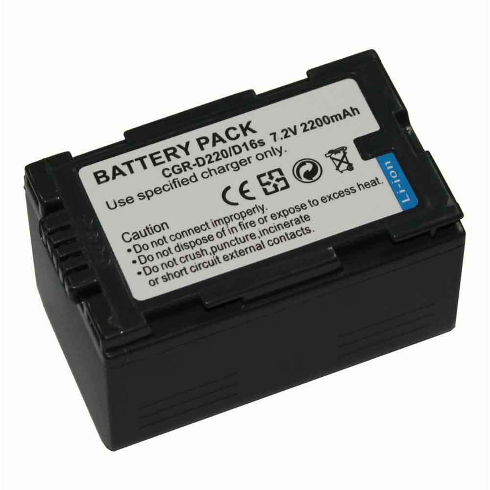 7.2V 2200mAh Panasonic NV-GS5 MX500 D220 D120 Replacement Battery