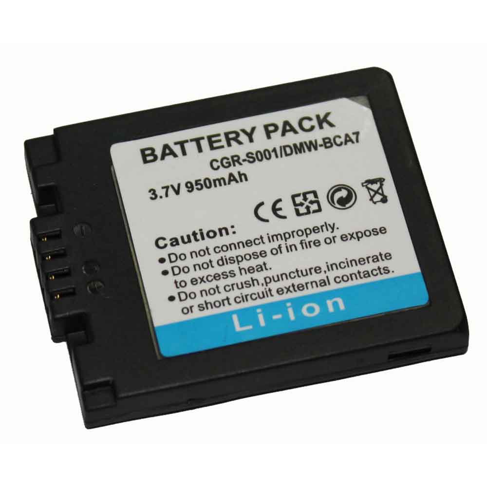3.7V 950mAh Panasonic DMC-F1 FX1 FX5 Replacement Battery