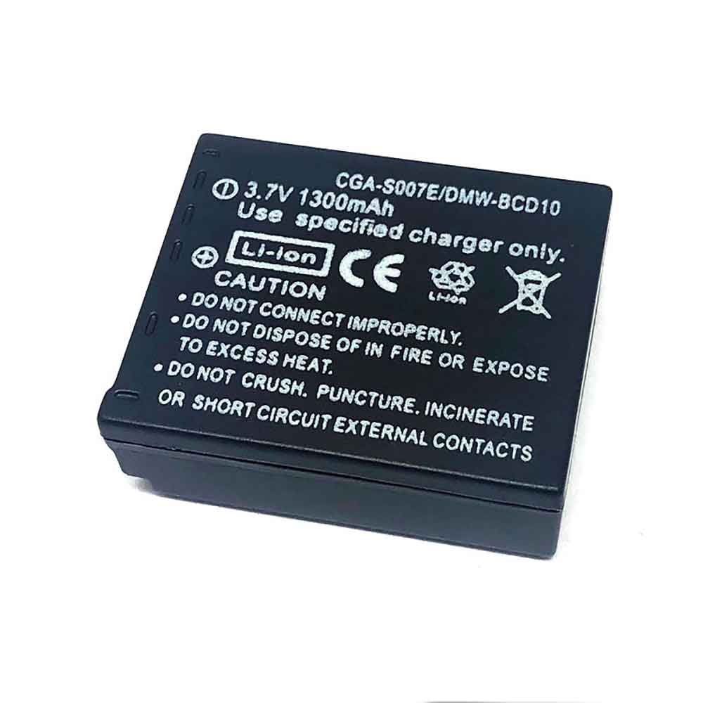 3.7V 1300mAh Panasonic Lumix DMC-TZ1 TZ2 TZ3 TZ4 TZ5 TZ11 TZ15 TZ25 TZ50 Replacement Battery