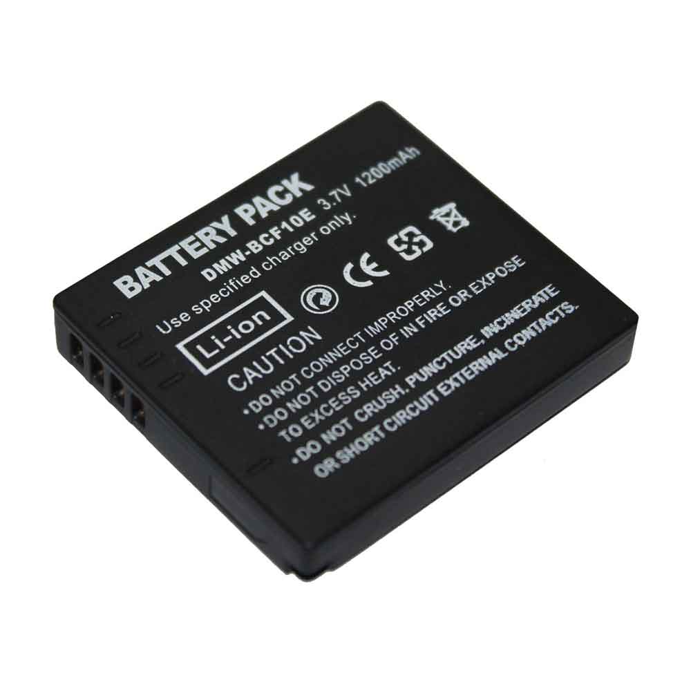 3.7V 1200mAh DMW-BCF10E Camera Battery for Panasonic CGA-S/106D/C/B/A