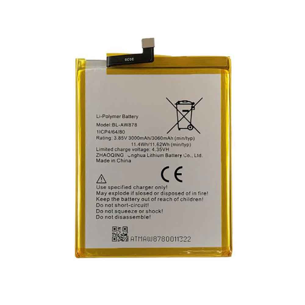 3.85V 4.35V 3000mAh/11.4WH BL-AW878 Smartphone Battery for Infinix Smart X5010