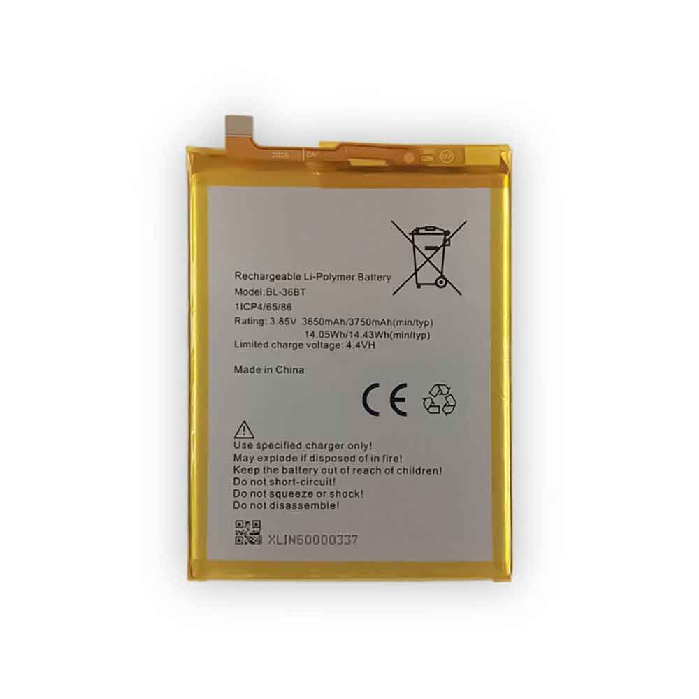 3.85V 4.4V 3650mAh/14.05WH BL-36BT Smartphone Battery for Tecno CF8 Camon 11 Pro