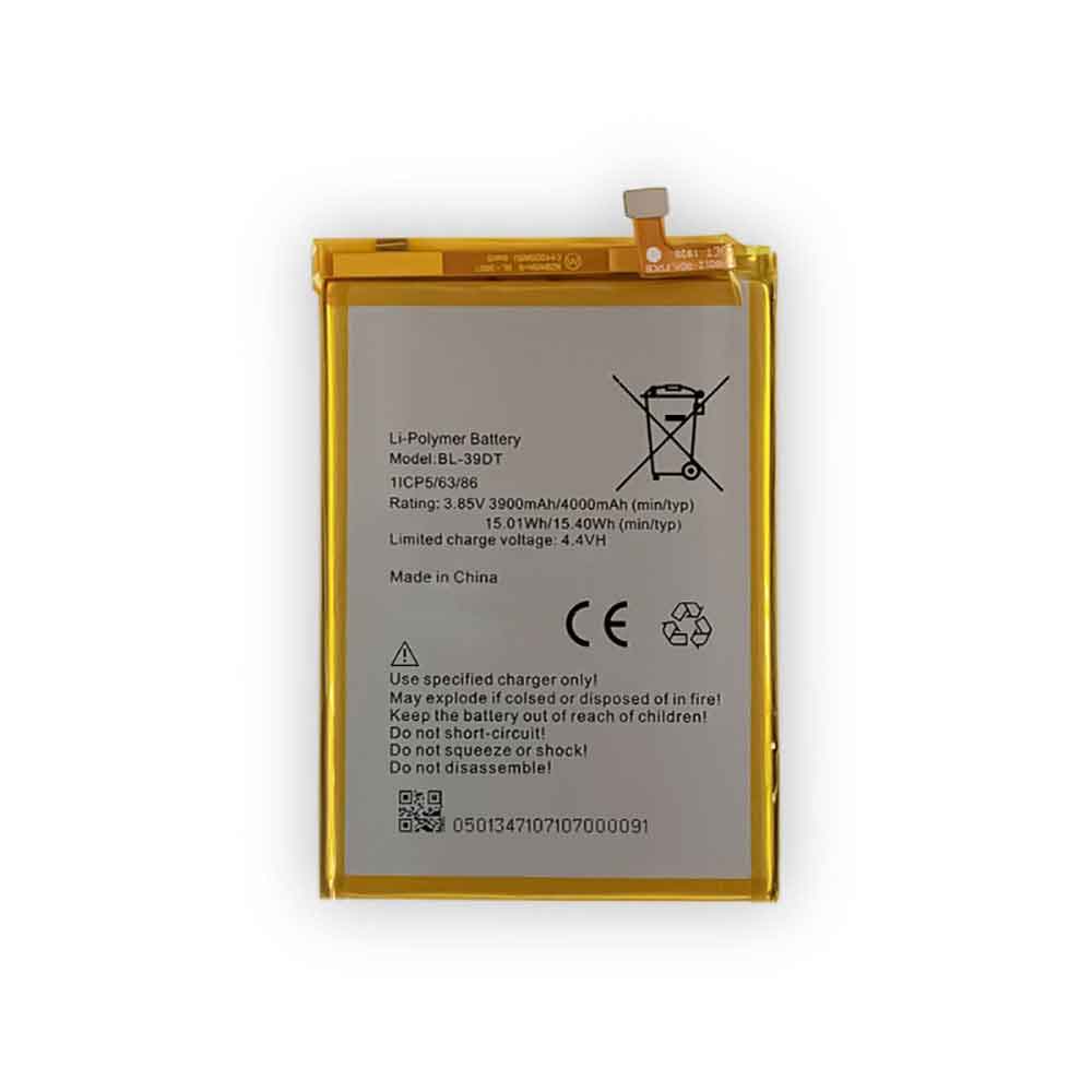 3.85V 4.4V 4000mAh/15.40WH BL-39DT Smartphone Battery for Tecno L9