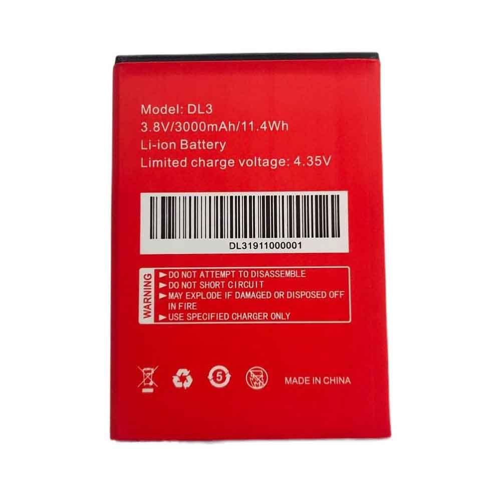 3.8V 4.35V 3000mAh/11.4WH DL3 Smartphone Battery for Digicel DL3