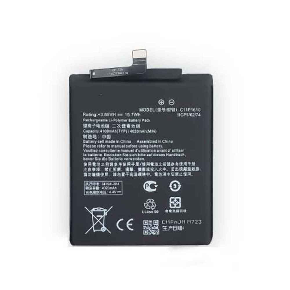 3.85V 4.4V 4020mAh/15.7WH C11P1610 Smartphone Battery for Asus Pegasus 4A ZB500TL X00KD