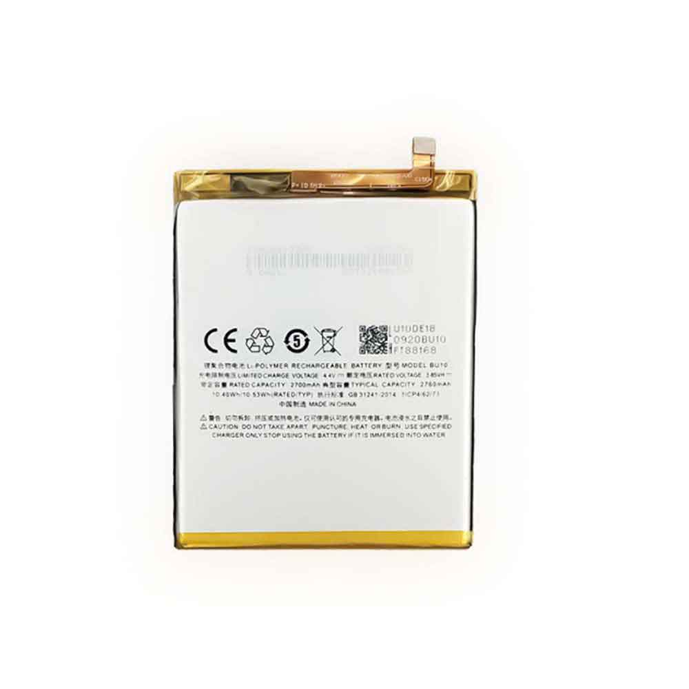 3.85V 4.4V 2700mAh/10.4WH BU10 Smartphone Battery for Meizu U10