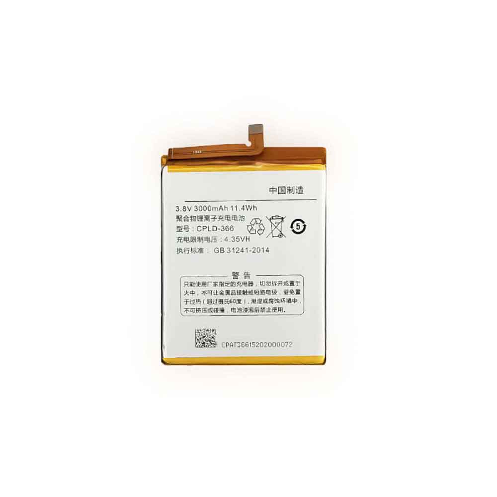 3.8V 4.35V 3000mAh/11.4WH CPLD-366 Smartphone Battery for Coolpad Note 3