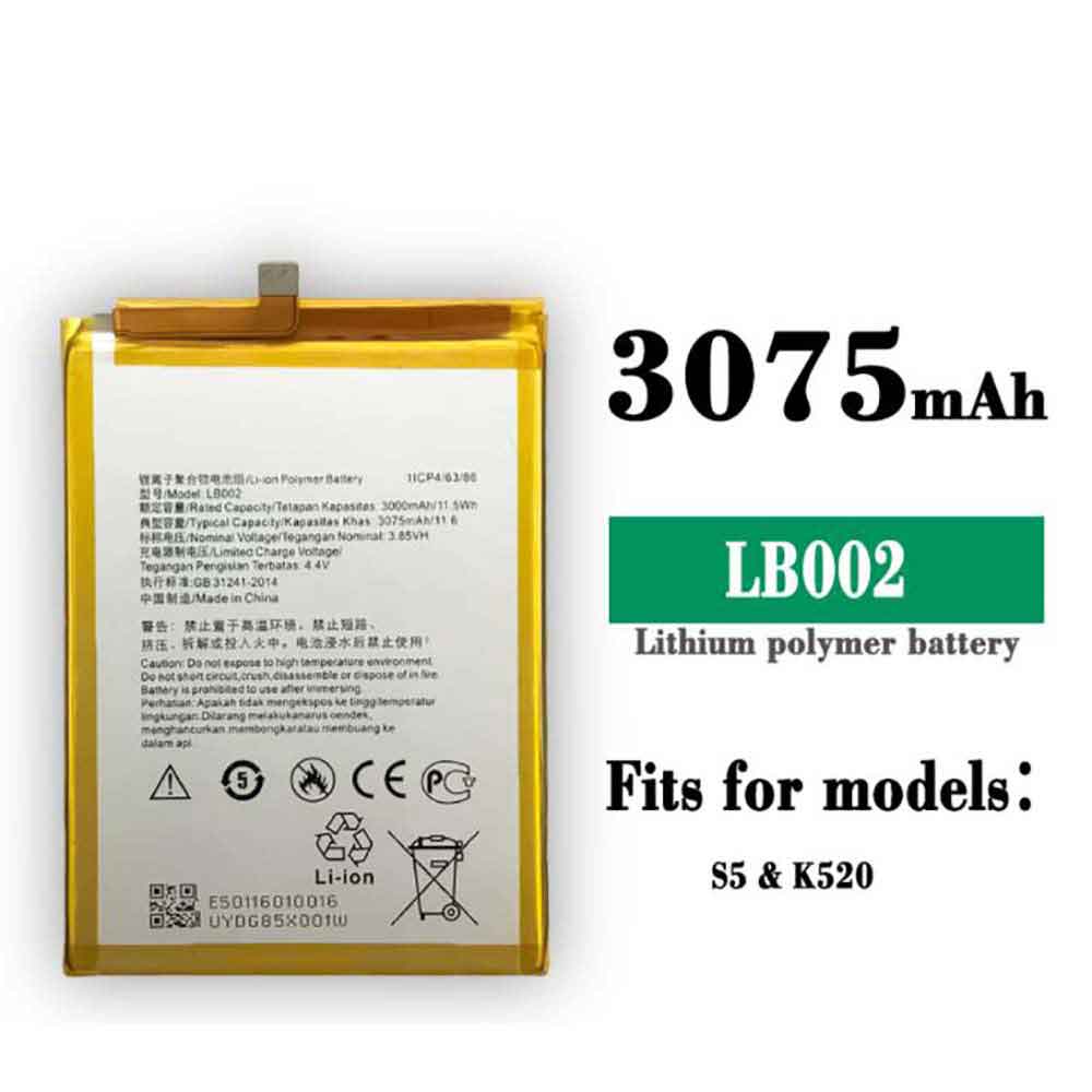 Lenovo S5 K520 K520T battery