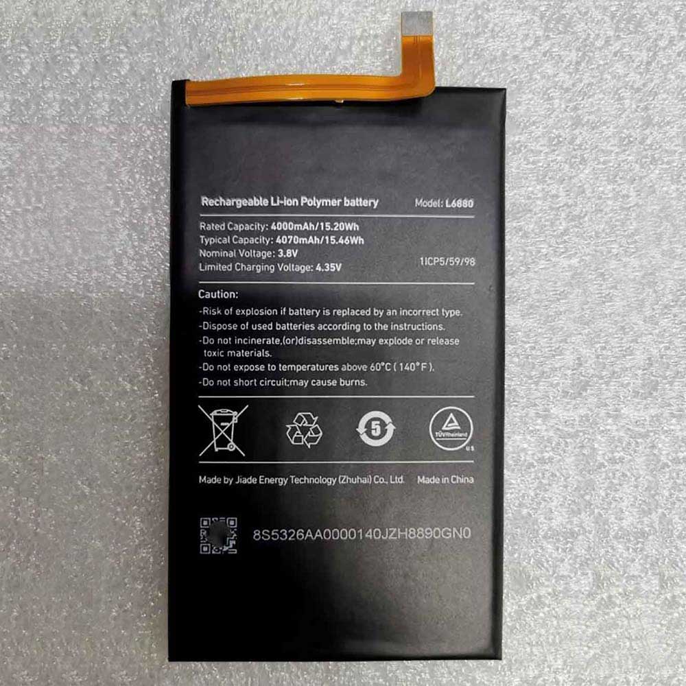 3.8V 4.35V 4000mAh/15.20WH CAT S48C Replacement Battery