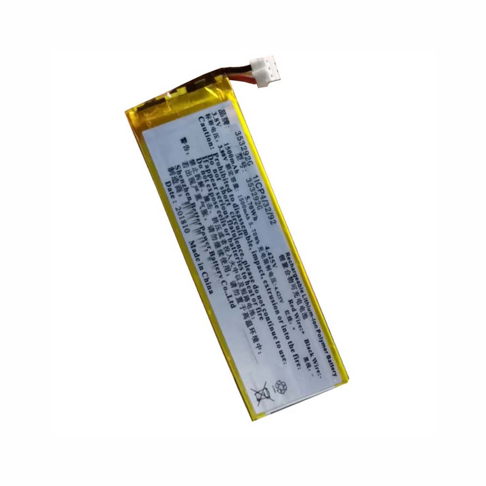 3.8V/4.425V 1500mAh/5.70WH 353292G Smartphone Battery for BPI 353292G