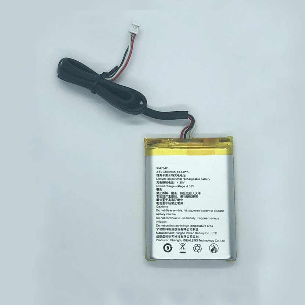 904764P 3800mAh/14.44WH Replacement battery for IDEALENS VR 3D