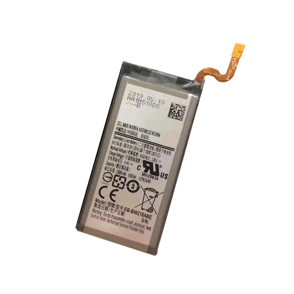 3.85V/4.4V 2300mAh/8.86WH EB-BW218ABE Smartphone Battery for Samsung Galaxy Golden 5 W2018 SM-W2018