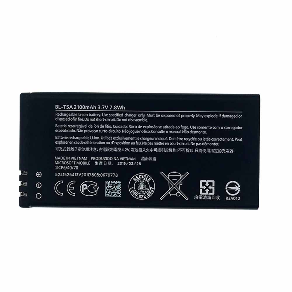 3.7V 2100mAh BL-T5A Smartphone Battery for Nokia Lumia 550 730 735 738