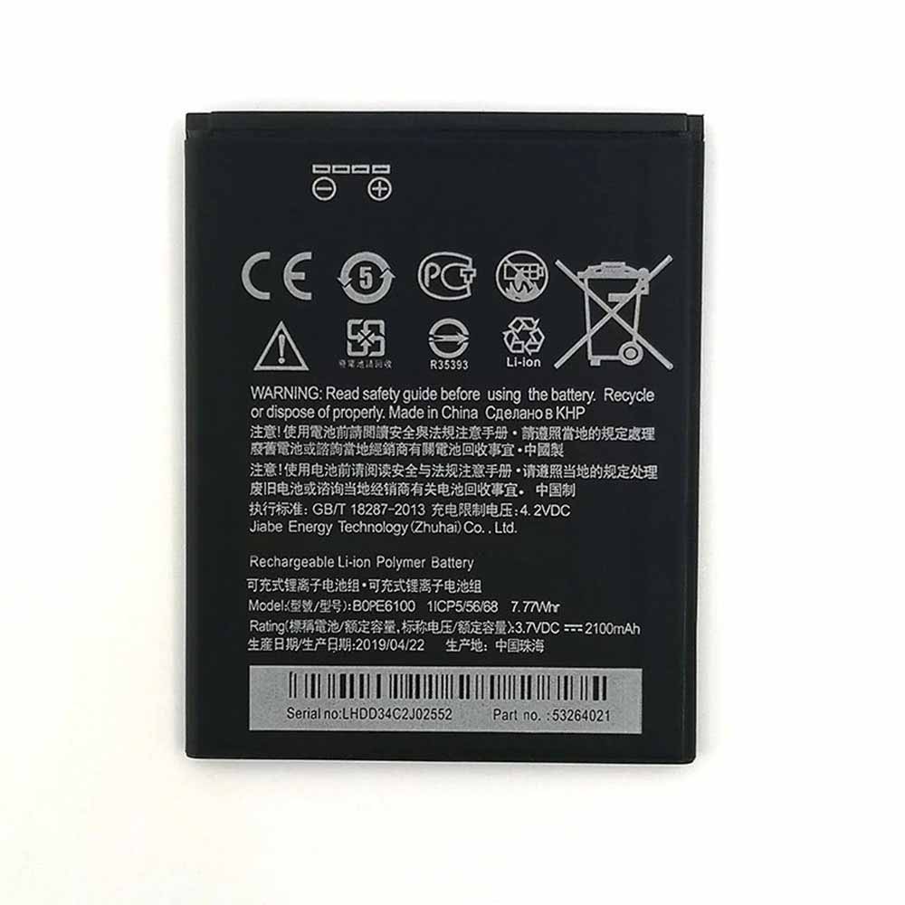 3.7V 4.2V 2100mAh/7.77WH B0PE6100 Smartphone Battery for HTC Desire 620 D620H/D620G D820MU 820mini