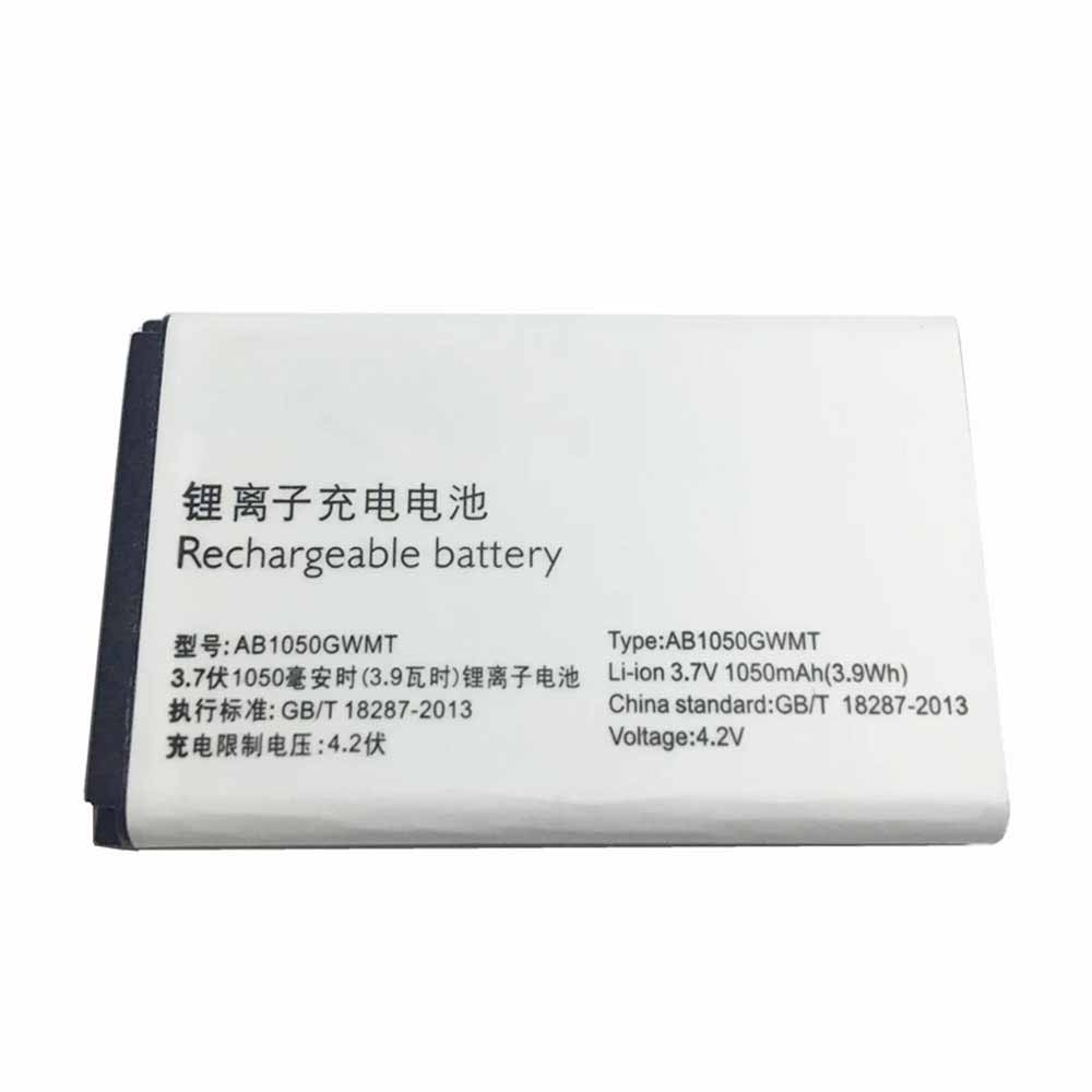 3.7V 4.2V 1050mAh/3.9WH AB1050FWMX Smartphone Battery for Philips X116 X128 X125 X126