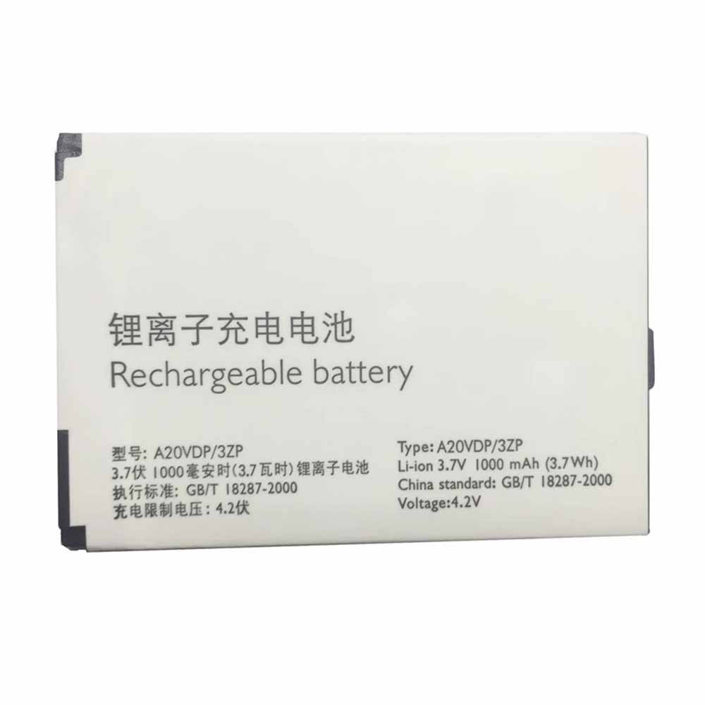 3.7V 4.2V 1000mAh/3.7WH A20VDP_3ZP Smartphone Battery for Philips X223 X503 X703