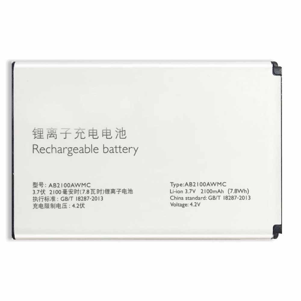 3.7V 4.2V 2100mAh/7.8WH AB2100AWMC Smartphone Battery for Philips X622 W632 W8568 T8566