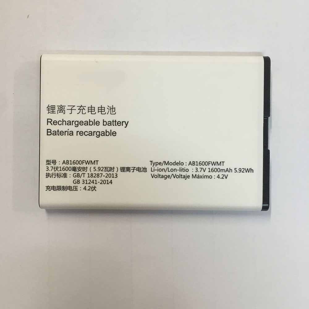 3.7V 4.2V 1600mAh/5.92WH AB1600FWMT Smartphone Battery for Philips E162