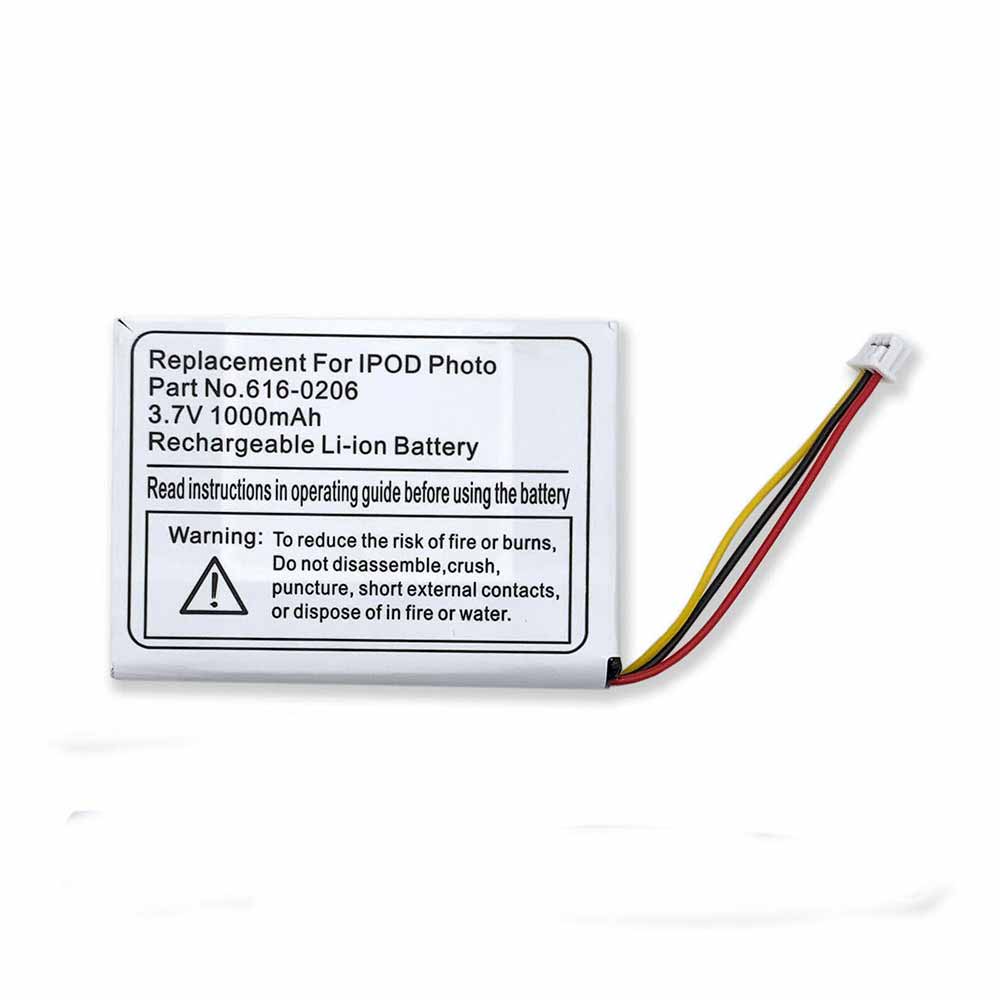 616-0206 1000mAh Replacement battery for Apple iPod 4th Generation