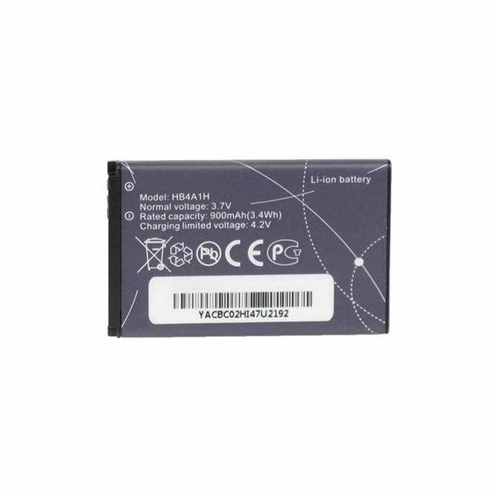 3.7V 4.2V 900mAh/3.4WH HB4A1H Smartphone Battery for Huawei U2800A HWM636 M318 M635 M636