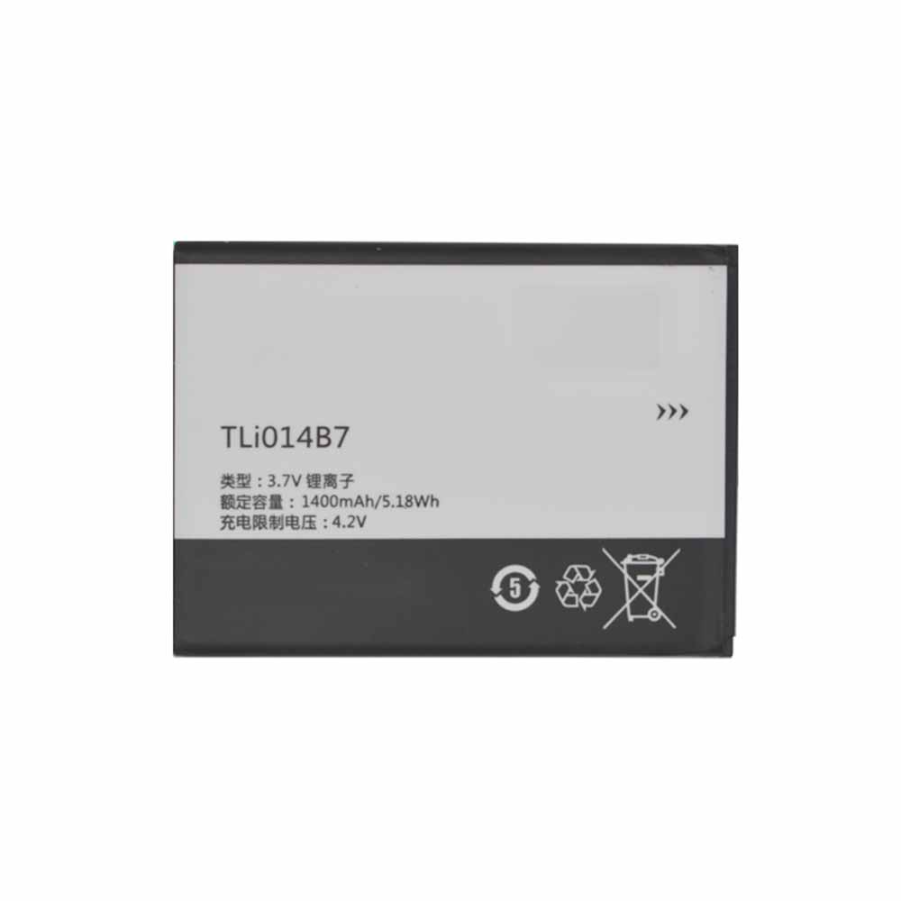 3.7V/4.2V 1400mAh/5.18WH TCL S300T Replacement Battery