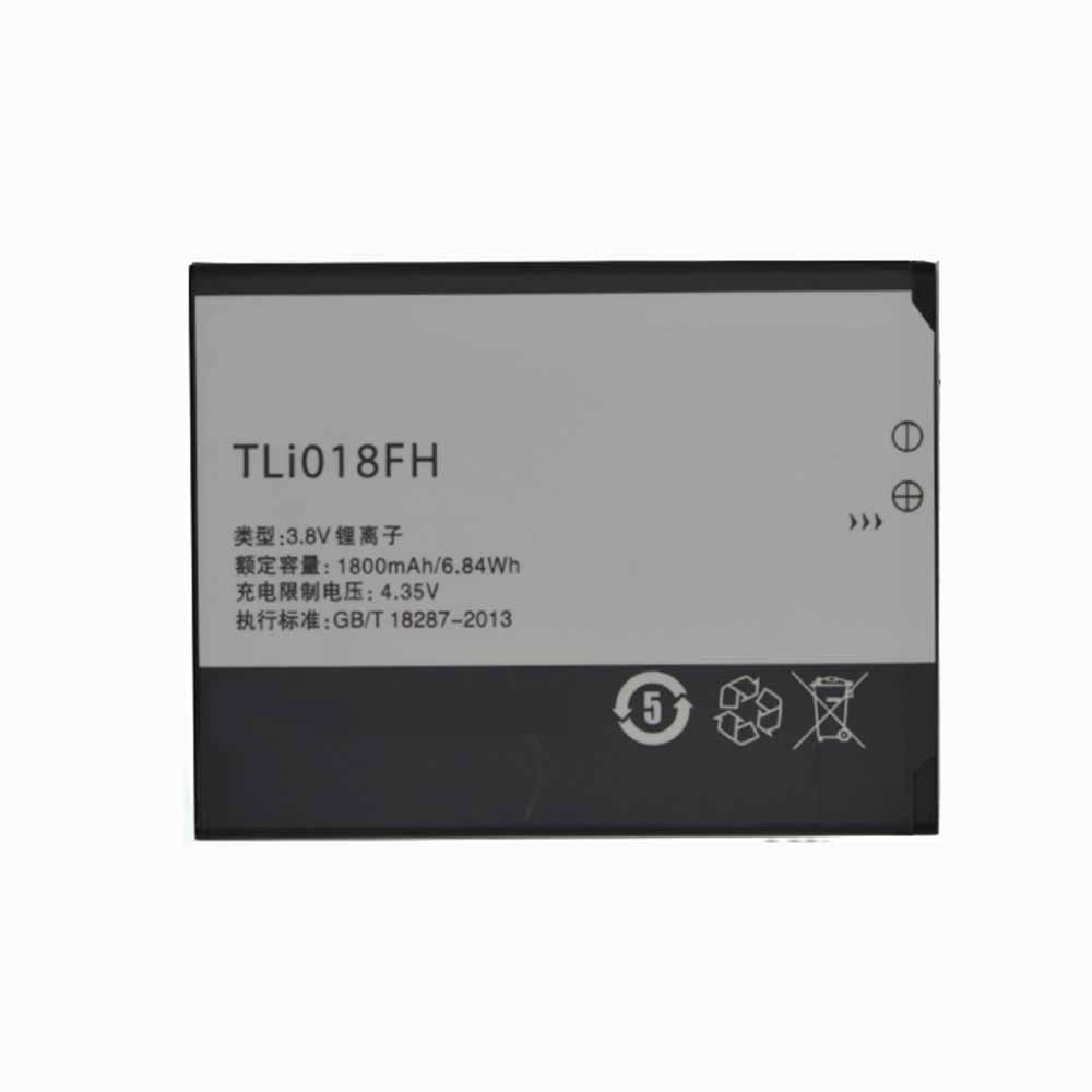 3.8V/4.35V 1800mAh/6.84WH TCL P306C P306W Replacement Battery