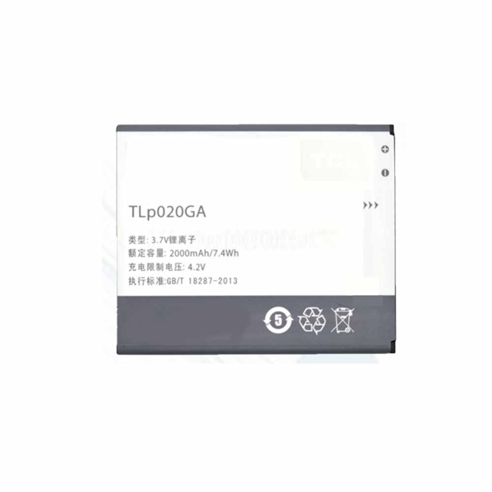 3.7V/4.2V 2000mAh/7.4WH TCL J716D Replacement Battery