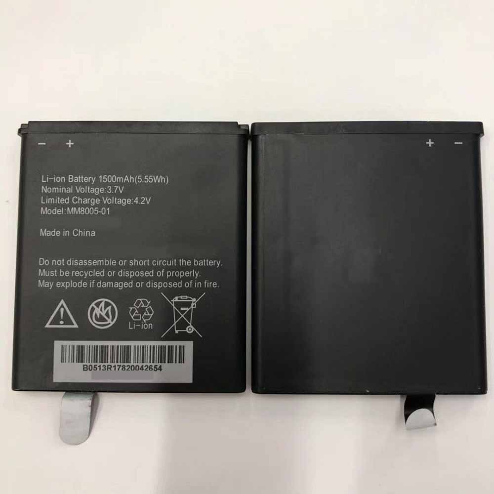 3.7V/4.2V 1500mAh/5.55WH MM8005-01 Smartphone Battery for ZTE Quest N817
