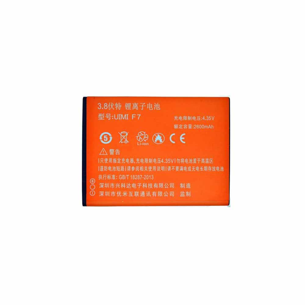 3.8V/4.35V 2600mAh UIMI_F7 Smartphone Battery for UIMI F7