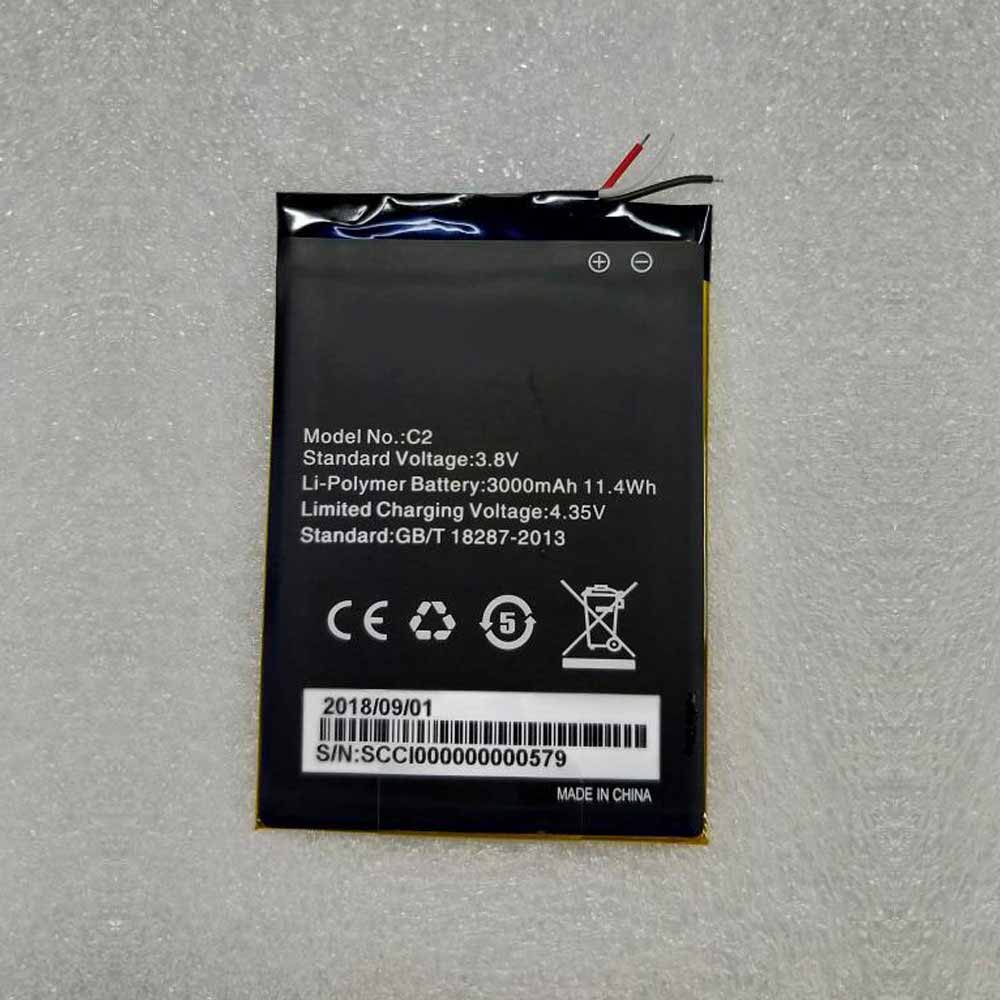 3.8V/4.35V 3000mAh/11.4WH C2 Smartphone Battery for HOMTOM phone