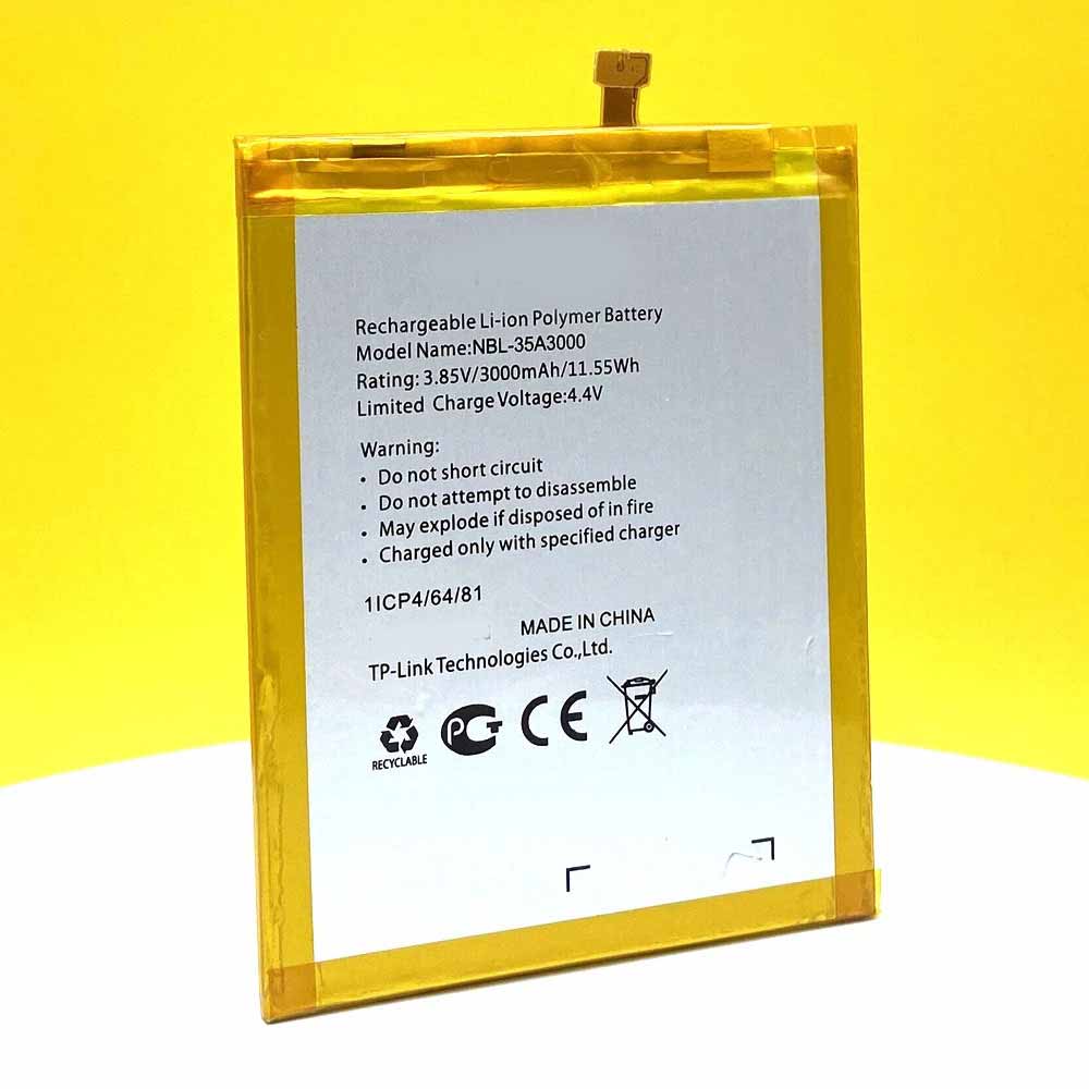 3.85V/4.4V 3000mAh/11.55WH TP-Link Neffos X1 Max Replacement Battery