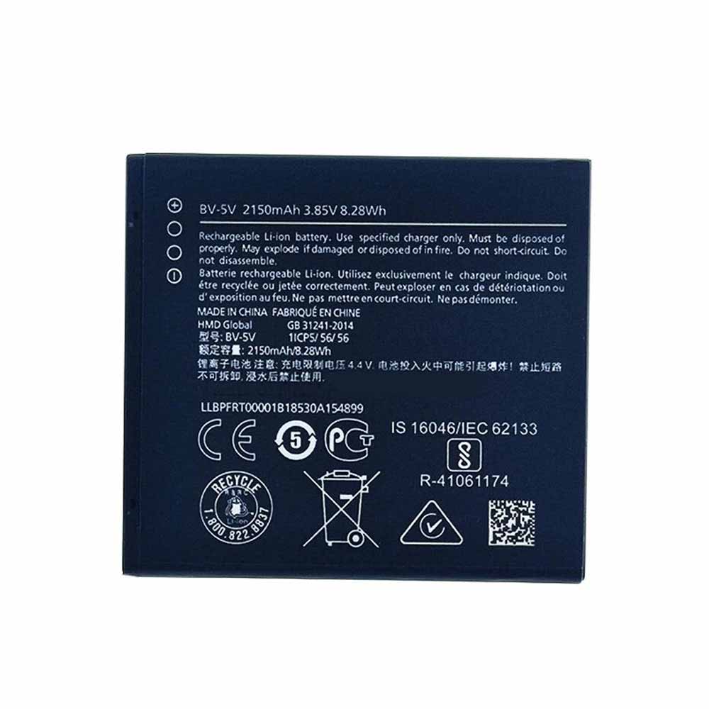 3.85V/4.4V 2150mAh/8.28WH BV-5V Smartphone Battery for Nokia 1 Ta-1047