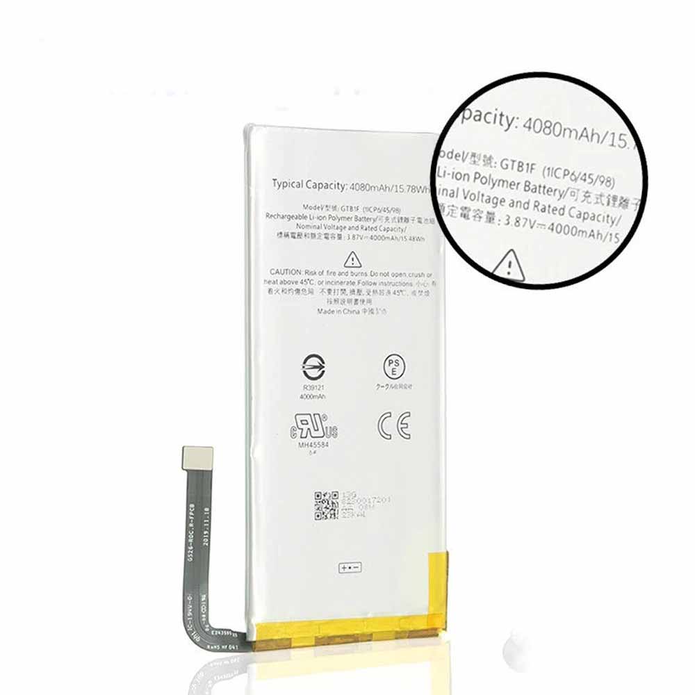 3.87V/4.45V 4080mAh/15.78WH Google pixel5 Replacement Battery