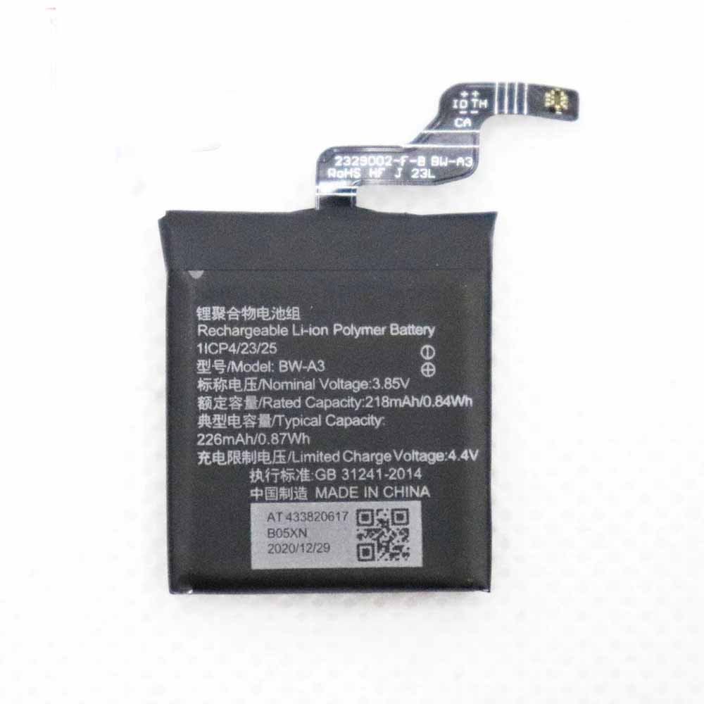 3.85V/4.4V 218mAh/0.84WH BW-A3 Smart Watch Battery for Vivo smart watch