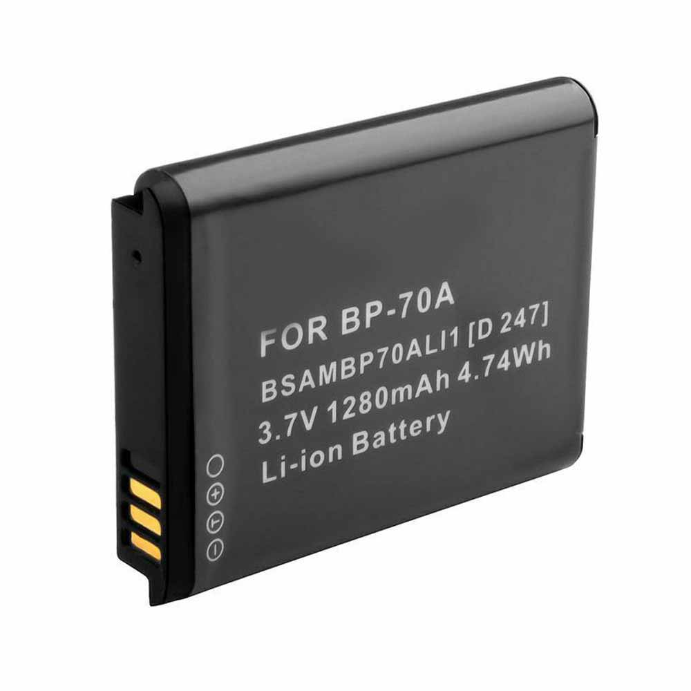 3.7V/4.2V 1280mAh/4.74WH Samsung Camera ES65 ES70 ST60 PL120 PL170 ST100 Replacement Battery