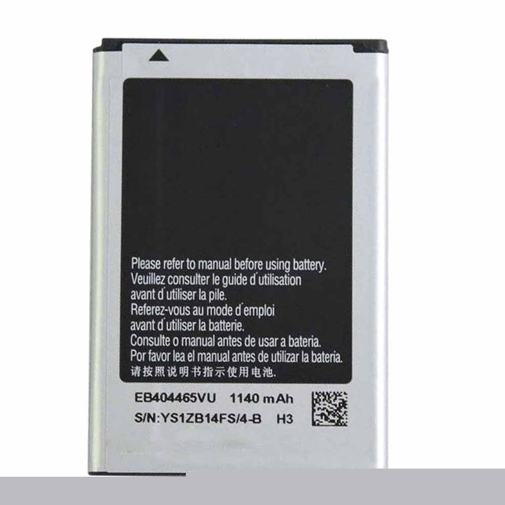3.7V/4.2V 1140mAh EB404465VU Smartphone Battery for Samsung H3 SCH-W319 S5580 W309