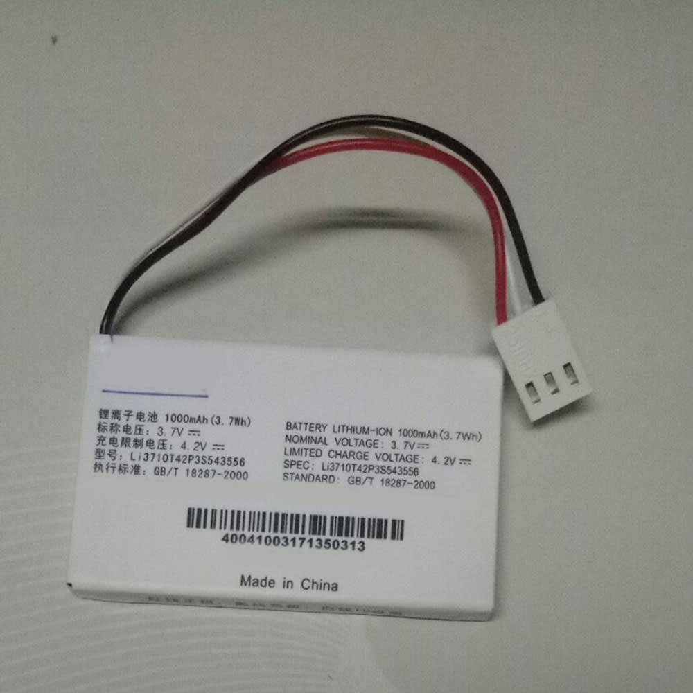 3.7V/4.2V 1000mAh/3.7WH LI3710T42P3S543556 Smartphone Battery for ZTE U110 U116 U118