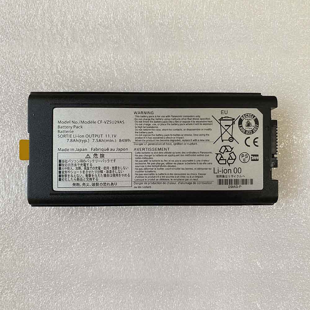 11.1V 7.8Ah CF-VZSU29 Laptop Battery for Panasonic Toughbook CF-29 CF-51 CF-52