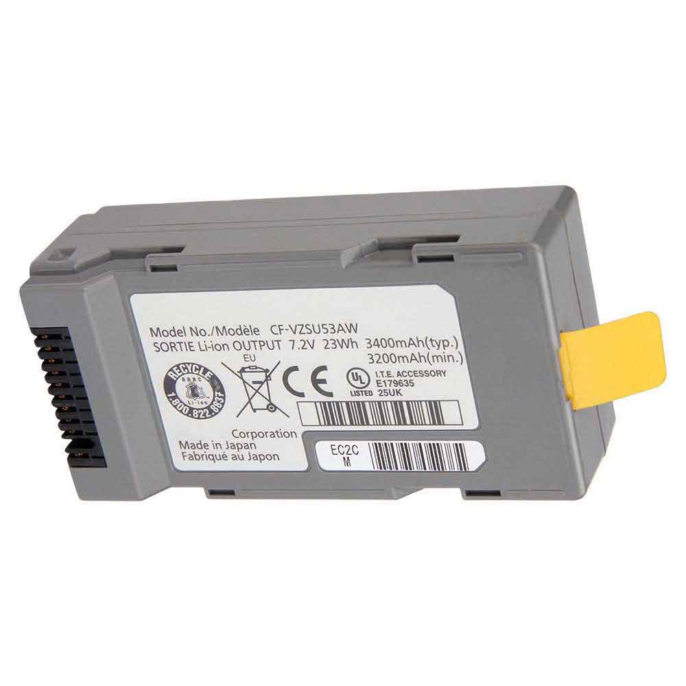 7.2V 3400mAh CF-VZSU53AW Laptop Battery for Panasonic Toughbook CF-H1 CF-H2 CF-U1 CF-U2