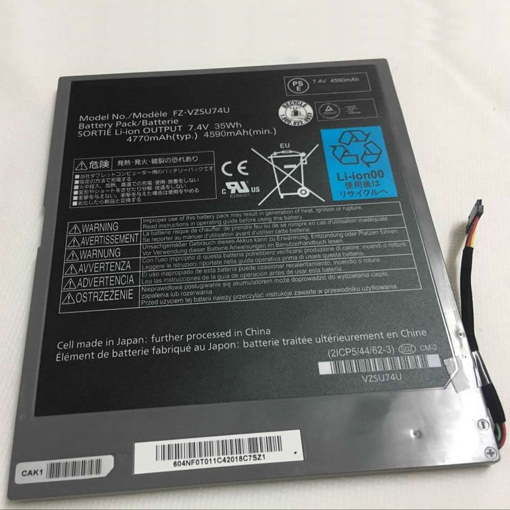 7.4V 35Wh Panasonic Toughpad TM FZ-A1 Replacement Battery