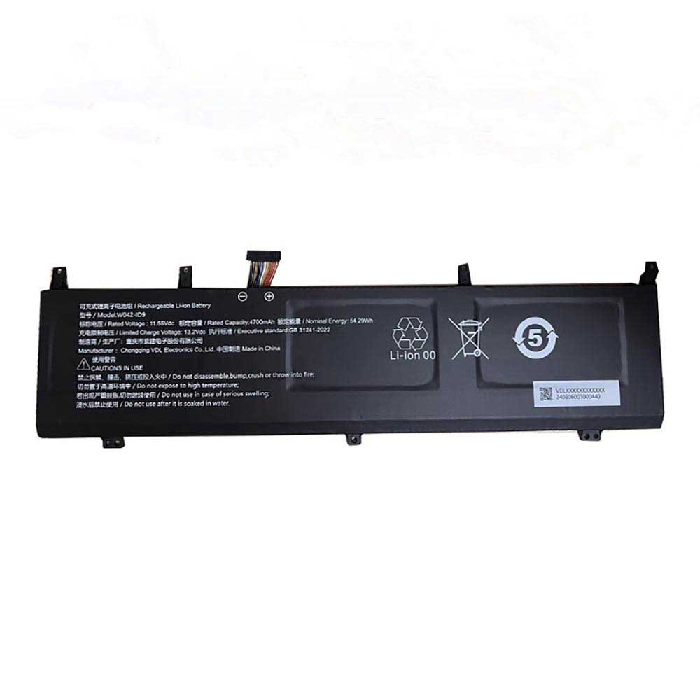 11.55V 4700mAh W042-ID9 Laptop Battery for Wooking X15