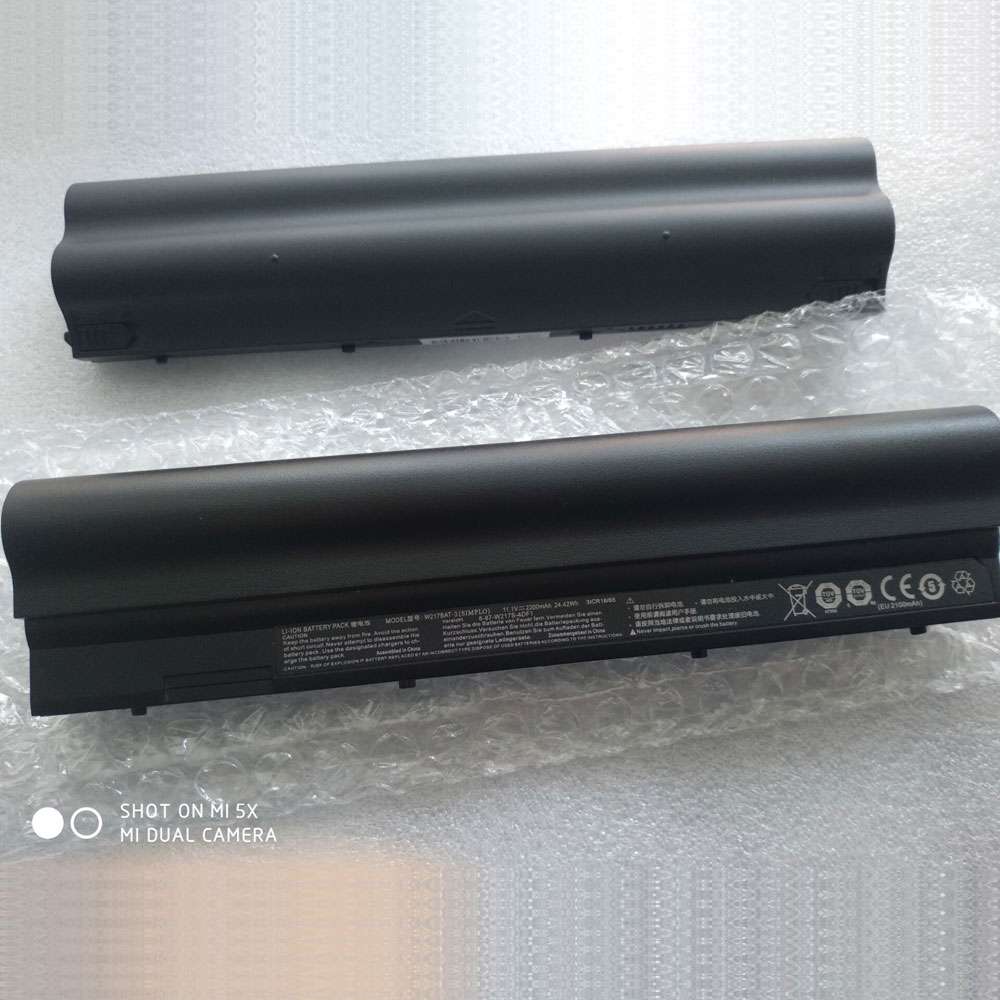 11.1V 24.42Wh/2200mAh W217BAT-3 Laptop Battery for Clevo W217BAT-3 6-87-W217S-4DF1
