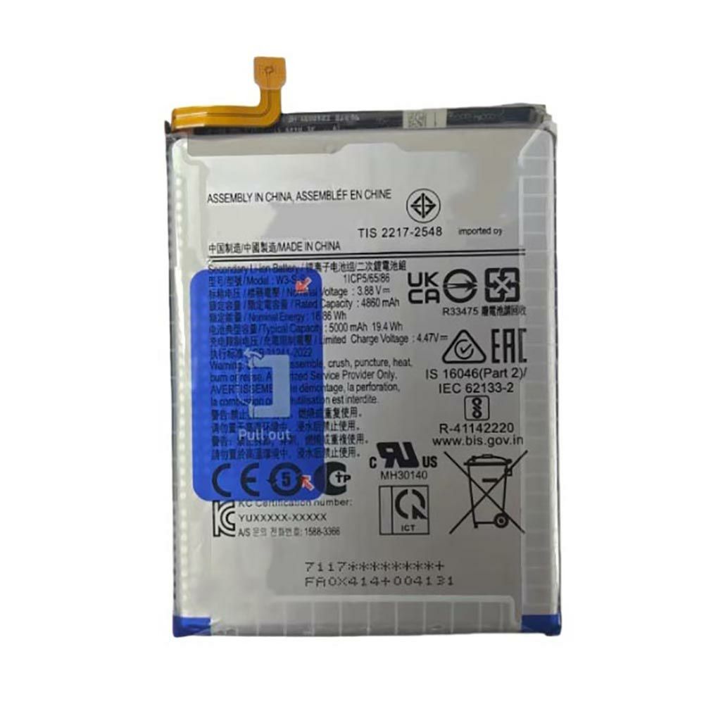 3.88V 5000mAh W3-S-S Smartphone Battery for Samsung Galaxy A16 5G